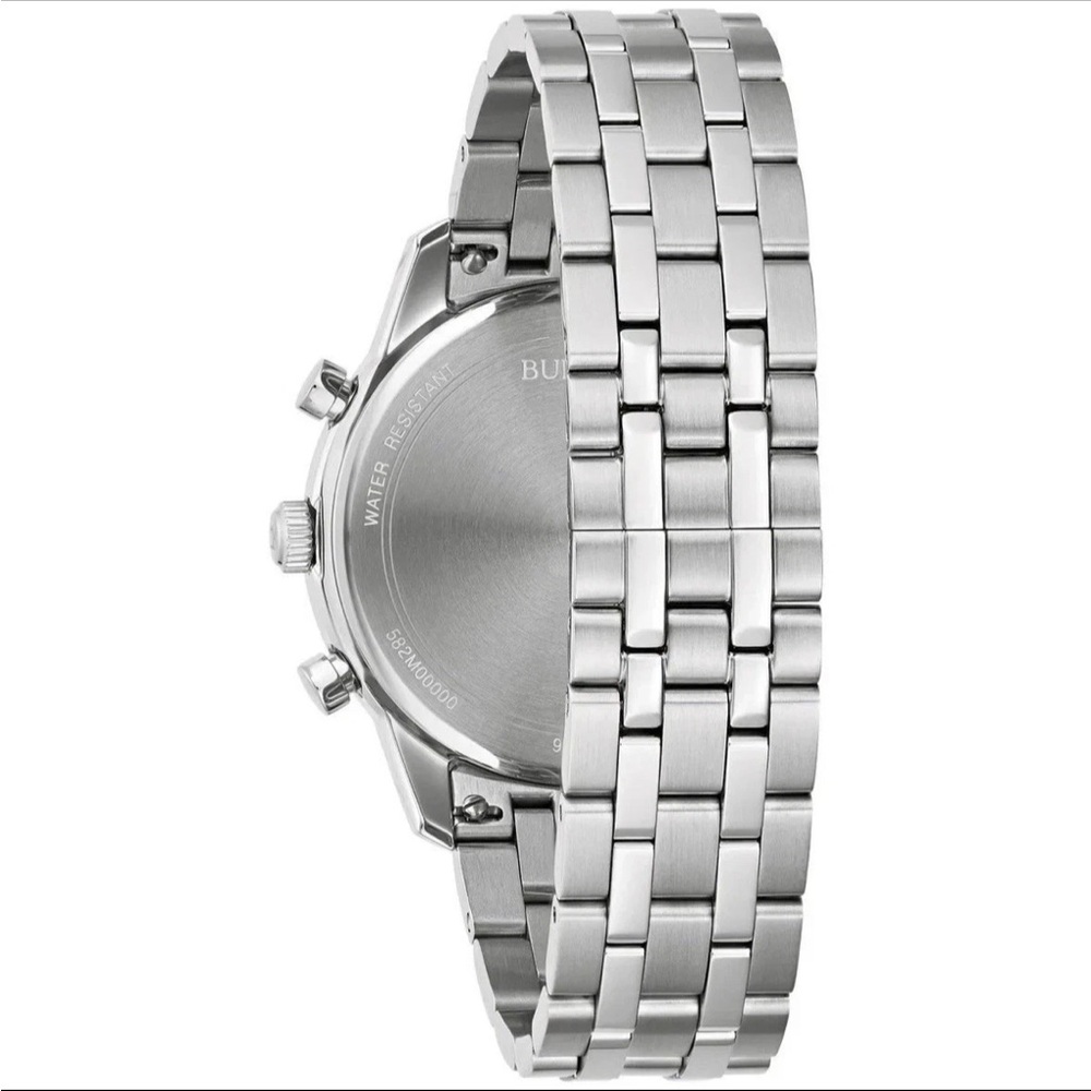 Bulova Classic Sutton Chronograph Stainless Steel Men's Quartz Watch - Picture 4 of 12